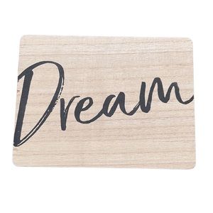 Decorative wooden sign Dream